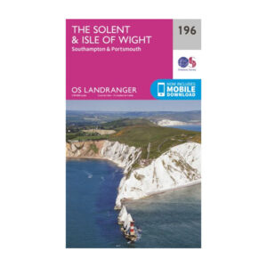 Isle of Wight Ordnance Survey Landranger Map - 196